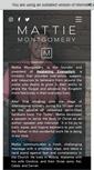 Mobile Screenshot of mattiemontgomery.com